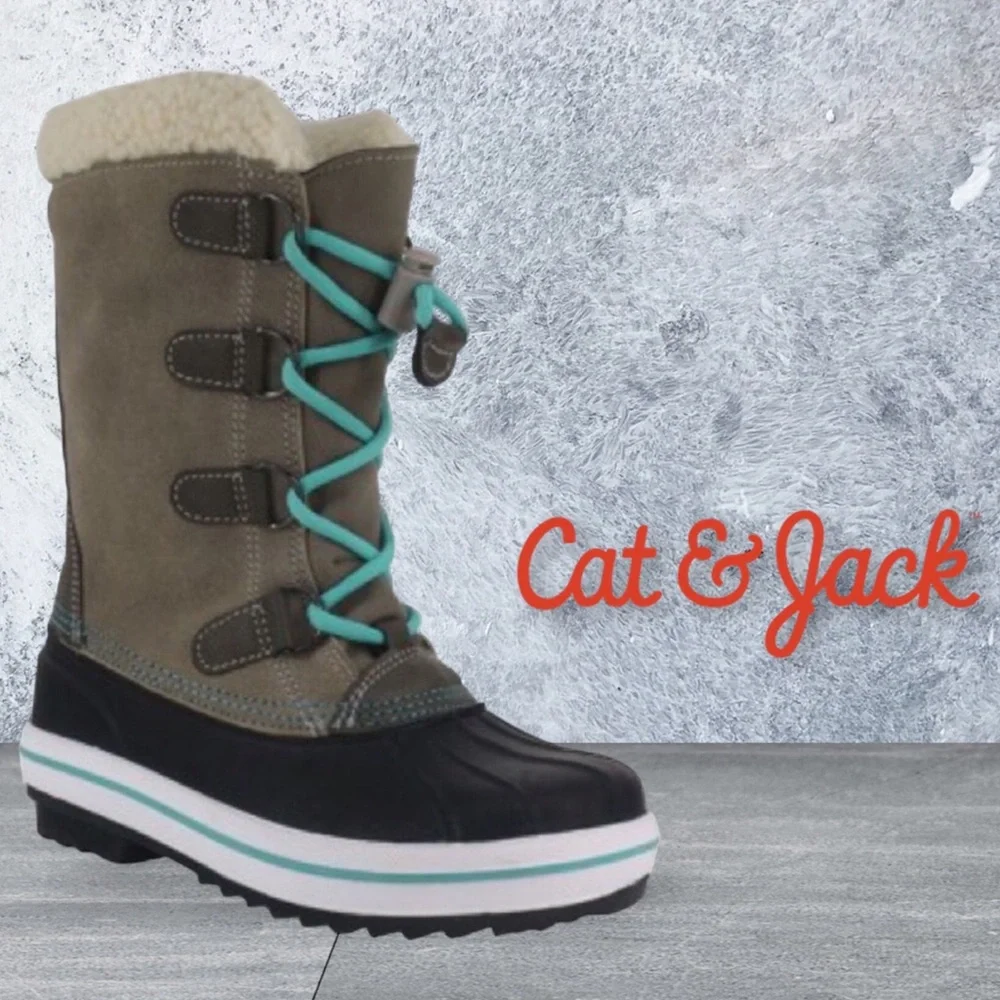 Cat & Jack Weather Resistant Cabin Core  Mountain Hiking Boots
